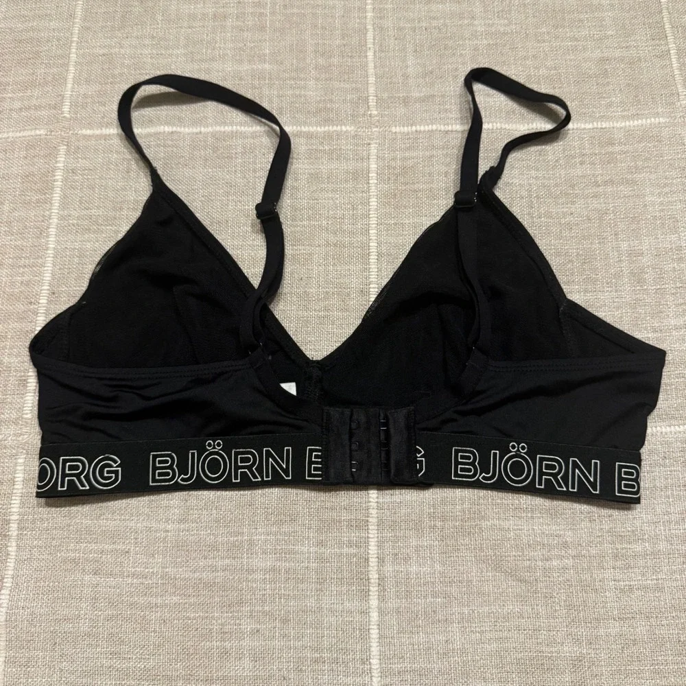 Bjorn Borg Bralette Bundle Black Beige 2PK Sleep Lounge Size 38